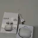 PAXA Clip On Earbuds, Clipbuds7 Open Ear Earbuds Wireless Bluetooth 5.4 with LED Display, Auto L-R Ear Recognition and Touch Control, Ultra-Light 4.5g Fit Comfort for Sports Fitness Daily Use, Silver