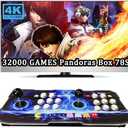 RegiisJoy 32000 mini Pandoras Box 78S for Child Arcade Game Console 4 Player 3D Magical Modified Game, Search Save Delete Cheat Function, Favorite List, One-Button Combo, 128G TF, 12 Classification