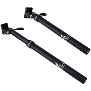 EXA Form Upgraded Speed Up 27.2/28.6/30.0/30.4/30.8/31.6/33.9mm Cable-Less Hydraulic Dropper Post with Corresponding Shim/Adapter, 100mm/120mm Travel Dropper Post for Road Bike/MTB/Gravel, 1 Pc