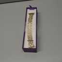 3 x DSAAplus Gold Metal Bands Compatible With Apple Watch Band 38mm 40mm 41mm 42mm 44mm 45mm 46mm 49mm Stylish Chain Bracelet for iWatch Series 11 10 9 8 7 6 5 4 SE/Ultra 3 2 1