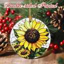Christmas Ornaments, Sunflower Ornament, Christmas Tree Decorations, Holiday Decorations, Holiday Ornaments, Sunflower Gifts, Holiday Party Gifts, and Xmas Gift Ideas