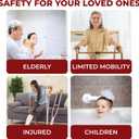 Safe-er-Grip Safe-er-Grip Changing Lifestyles Suction Cup Grab Bars for Bathtubs & Showers; Safety Bathroom Assist Handle, White, 12 inches