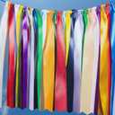 2 x 1 1/2 Inch Sky Blue Solid Satin Ribbon, 50 Yards Craft Fabric Ribbon for Gift Wrapping Floral Bouquets Wedding Party Decoration