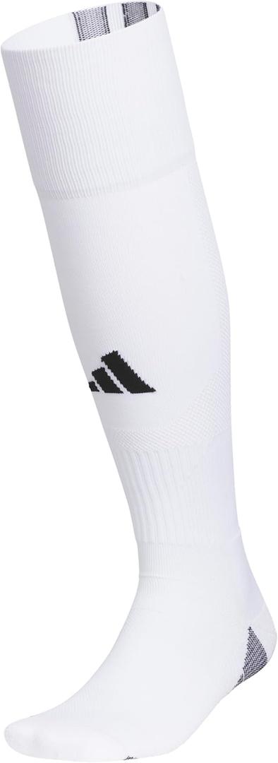 Adidas Unisex Team Speed Soccer Socks or Calf Sleeves (1 Pair) Over-The-Calf (Small, 5/White/Black)