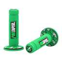 7/8" Motorcross Handle Grips Dirt Bike 22mm 24mm Truster Grips Motorcycle Ergonomic Bar End Non Slip Grip Gel Gep Scooter Cruiser Racing Mountain (Green, Pro Taper)