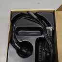 Trucker Bluetooth Headset, Wireless Headset with Mic, Bluetooth Headsets with Dual Noise Cancelling Microphone & Mute Button, 55Hrs Working Time PC Headsets for Cell Phones, Computer, Truck Driver (Black)