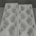 Set of 12 - Champagne Coupe Glasses, 7 Oz Clear Cut Rim Martini Glass with Short Stable Base, Ideal for Parties, Birthdays and Bars, Dishwasher safe