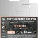 3 Piece Titanium Cutting Boards for Kitchen, Double-Sided Non-toxic Titanium Cutting Board, Dishwasher Safe Cutting Board for Meat, Vegetables, Fruits & Daily Food Prep