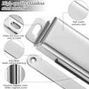 Yaocom 2 Pcs Magnetic Door Catch 150lb Stainless Steel Heavy Duty Strong Magnetic Cabinet Magnets for Closure Wardrobe Closet Cupboard Kitchen Bathroom Room Automatic (3.74 Inch)