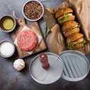 Smashed Burger Press 100 Patty Paper Set, Stainless Steel Burger Smasher Tool, Round Non-Stick Meet Beef Veggie Hamburger Mold, Press Patty Maker, Smasher Cooking Gadgets for Kitchen BBQ Grilling