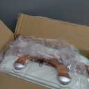 14 inch Hard Shell Makeup Train Case Portable PC ABS Mini Suitcase for Organizer Cosmetics Makeup Brushes Toiletry Beige (cream white)