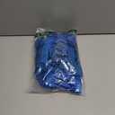 Blue Silk Long Dress with Slit on Side, Size L