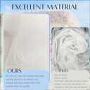 1 Tier Long Pearl Wedding Veil Bride Veil For Bachelorette Party Bride To Be Headband With Comb (Chapel length veil(300cm/118 inches), White)