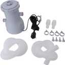 530 GPH Clear Cartridge Filter Pump for Ground Pools, Efficient Circulation Filtration, Quiet with ABS Material, Complete Accessories (US Plug 110V)