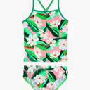 TFJH E Girls Bikini Swimsuits 2-Pieces Tankini Bathing Suits Rashguard Set 3-12Y