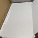 Modern White Wooden Computer Table, 40" L x 20" W x 30" H inches  Durable and Stylish Desk for Home Office, Bedroom, or Study