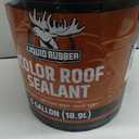 Liquid Rubber Color Roof Sealant- Elastomeric Waterproof Coating for Flat, Low-Slope & Metal Roofs, Flexible UV-Stable Membrane, Light Gray, 5 Gallon