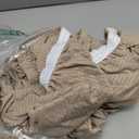 H.VERSAILTEX Sectional Couch Covers 1 Piece Chaise Slipcover L Shape Separate Cushion Couch Cover for Both Left/Right Sectional Couch (Seat Only: 1 Chaises, Sand)