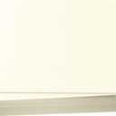 Hamilco 5x7 Ivory Linen Cardstock Paper Blank Index Cards Flat Card Stock 80lb Cover 100 Pack