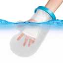 Waterproof Hand Cast Cover for Shower Adult, Reusable Watertight Wrist Protector for After Surgery Broken Hand Finger, Medical Grade Comfortable Bandage Sleeve Bag for Burns Wound 