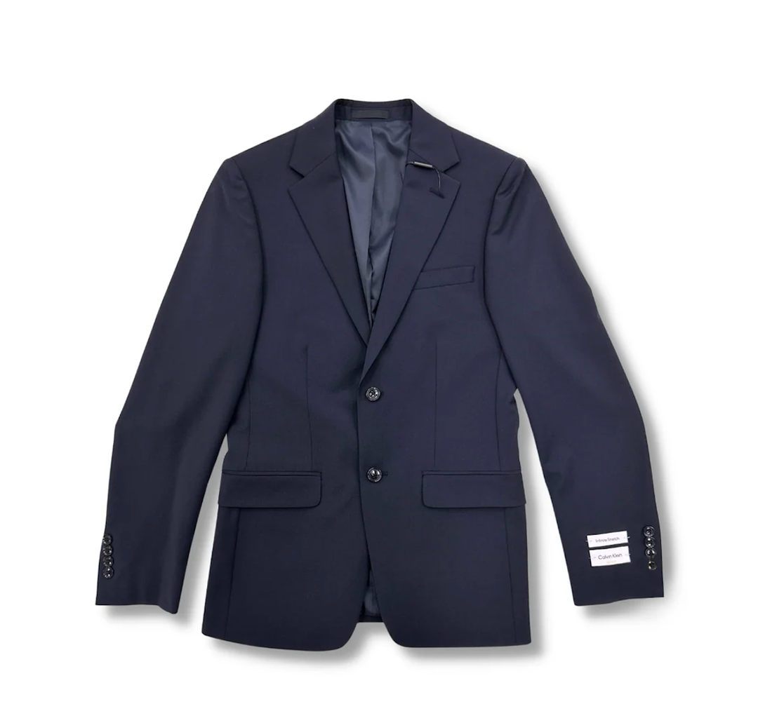 Calvin Klein Suit Jacket Navy Blue Size 12