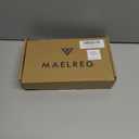 M MAELREG Quarter Zip Pullover Men Mock Neck Long Sleeve Performance Golf Athletic Pullover Half Zip Mens Sweatshirt (Black, M)