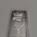 Glitter for iPhone 17 Pro Max Case with Eye-catching Integrated Lens Protection, [Seamless Work with Magsafe] [Sparkly Bling Back Panel] Cute Women Girly Magnetic Case for iPhone 17 Pro Max Silver