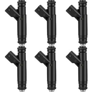 SCITOO 6Pcs 4 Holes Fuel Injectors fit for 2004-2005 for Ford for Freestar, for 2001-2003 for Ford for Ranger, for 2004-2005 for Mercury for Monterey, for 2001 2003-2005 for Mercury for Sable FJ957