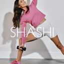 SHASHI Sparkle Mesh Socks for Women – Shimmer, Full-Coverage Non Slip Socks for Barre, Yoga and More (Gray, S)