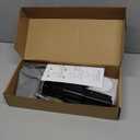 KPW Bathroom Sink Faucet Matte Black, Single Handle Stainless Steel Deck Mount, 1 or 3 Hole, with Pop-Up Drain with Overflow (4 Inch)