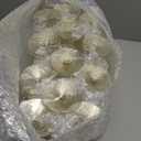 YOUBET 24 Pack Plastic Champagne Flutes - 6 Oz Gold Glitter Disposable Champagne Glasses - Square Plastic Wine Cups Wedding Toasting for Party Birthday Anniversary