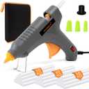 Mulwark Full-Size Hot Glue Gun Kit  High Performance Dual Power 60/100W Industrial Glue Gun Set with 30 Glue Sticks for Crafting, Repairs, and DIY Projects
