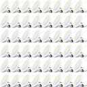 LVWIT 6 Inch Recessed Lights, 5CCT LED Can Lights, Dimmable, 48 Pack,White