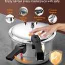 WantJoin 11Qt Aluminum Pressure Cooker w/Release Valve & Multiple Protective Devices,Pressure Canner Compatible with Gas & Induction Cooker,Canner Rack Included