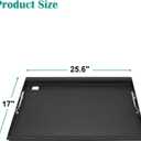 Full-Size Griddle Inserts for Home Depot Nexgrill 5 Burner 720-0888, 720-0888N, 720-0882A, 720-0882S, Flat Top Grill Griddle for Nexgrill 4 Burner 720-0830H 720-0830X 720-0888S 720-0783W, Carbon Steel