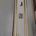 LANC 2-Pack Brushed Gold Bathroom Towel Bars 23.6-Inch Bath Towel Rail Square Towel Racks Kitchen Towel Holders Stainless Steel Wall Mount Towel Hanger Towel Rods,A8804-6BG