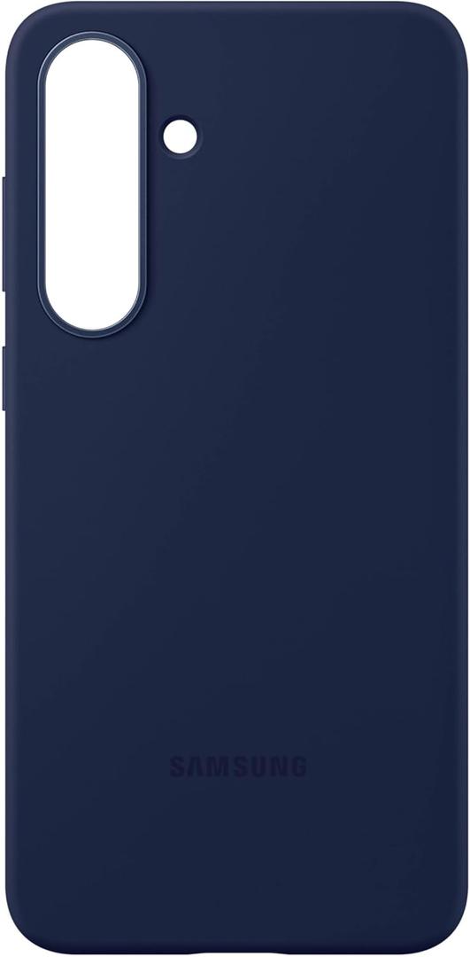SAMSUNG Galaxy S25 FE Silicone Phone Case, Colorful Phone Cover, Functional, Comfortable Design, Easy to Hold, US Version, Dark Blue