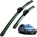 Compatible With Subaru Outback 2015-2019 Wiper Blades Front Windshield Wipers Water Repellent Available in All-Seasons OEM Quality 2PCS 26"+17" J/U Hook
