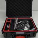 Waterproof Hard Case Kit for Starlink Mini Accessories,Travel Carrying Case for StarlinkMini Dish,Compatible with Pipe Adapter,Kickstand,Tripod Adapter,Power Supply,Cable and Other Accessories