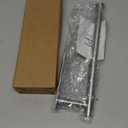 VAEHOLD Adhesive Paper Towel Holder Under Cabinet Mount, Wall Mounted Paper Towel Roll Holder for Kitchen Paper Towel, Stainless SteelSilvery