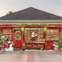 WovWeave Christmas Garage Door Banners Christmas Garage Door Backdrop Decor for Xmas Party Background Supplies(5.9 x 16.4 ft,Santa's Toy Shop)