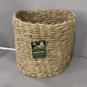 Small Pet Select Tiny Paws Jumbo Seagrass Tunnel, for Guinea Pig, Rabbit, Bunny, Toys, Hideout Tunnel, Cage Accessories, 14x13x10