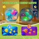 santreetoy Magic Gel Water Elf Making Toy with Fishing Pole, 20 Squishies Maker, Fairy Aqua Gel Arts Crafts for Ages 6+, Sensory Toys Party Favors for Girls, 24 Molds