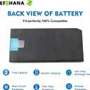 97Wh X8VWF 4XKN5 Laptop Battery Replacement for Dell Latitude 5404 5414 7404 7414 Rugged Extreme Series Notebook CJ2K1 5XT3V 0VCHGN VCWGN 09FN4 XN4KN XRJDF 0W11V7 11.1V 8550mAh