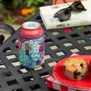 Sok It CanSok Sleeve for Beer & Soda Insulated Neoprene Cover (Abstract Floral, 12oz Can Sleeve)
