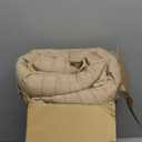 DOWN HOME Queen Quilt Bedding Set with Shams, Vintage Washed Soft Quilted Blanket Thin Comforter Lightweight Bedspread Coverlet Bed Cover, Brushed Microfiber Stripe Stitching, Brown, 86"x90"