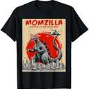 Momzilla Mother Of Monsters Retro Vintage Mama Mother's Day T-Shirt, L