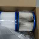 1 Pcs P05345 Chemical Chlorine Dispenser 1pcs P05346 Top Debris Screen Strainer 2pcs Vi Filter Cartridge Replacement Parts Compatible with Coleman/saluspa/Lay-z-spa for Hot Tub Spas Pool