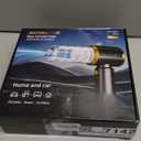 JIXINMIYUE Car Handheld Vacuum Cordless: Car Vacuum Cleaner with 16000Pa Ultra-Strong Suction, Brushless Motor & HEPA Filter - Lightweight Design for Drivers and Office Workers - Bone Black