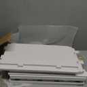 Wall Bathroom Storage Cabinet, 4-Tier Medicine Cabinet with Door, Shelf Organizer for Living Room Kitchen Entryway Small Space